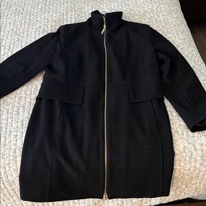 Elegant Black Women's Coat Tommy Hilfiger